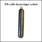 Deep Sea Fishing Weights - 1-12 lb Lead Deep Drop Sinkers