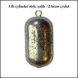 Deep Sea Fishing Weights - 1-12 lb Lead Deep Drop Sinkers