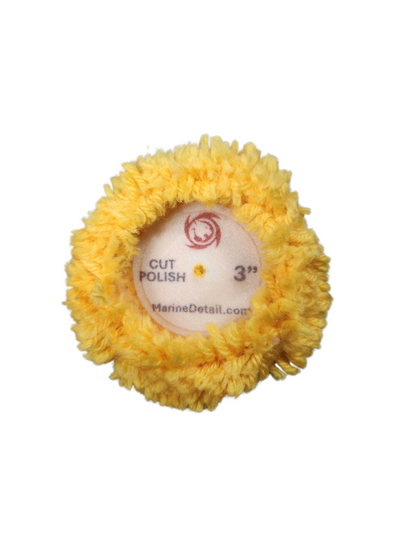 3” Hybrid Wool Pad (80/20) Single-Sided / Cut & Polish - Professional Series - (Yellow)