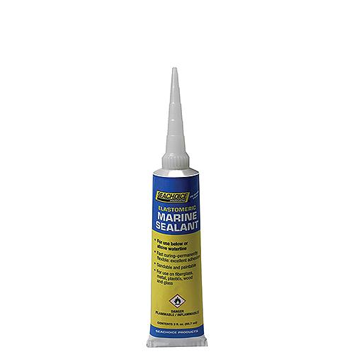 Elastomeric Clear Marine Sealant, 3 oz