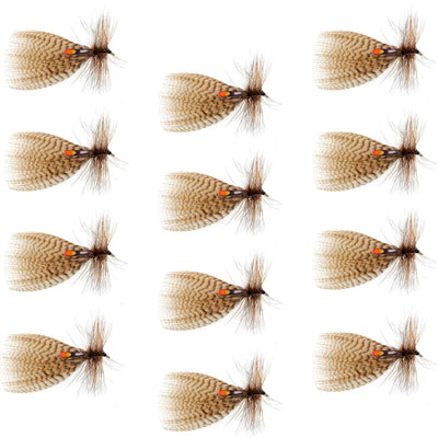 Hornberg Special Trout and Bass Streamer or Dry Fly - 12 Flies - Hook Size 8