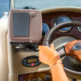Boat Phone Holder - Keep Your Phone Dry and Safe on The Water - Easily Mounts to Any Boat and Holds Any Phone - Made in USA - Gray
