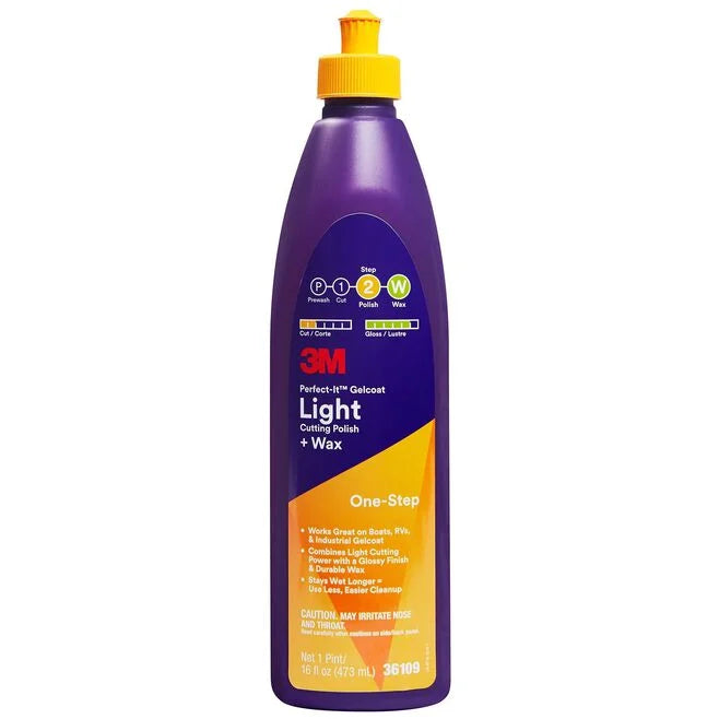 3M Perfect It Light + Wax 16 Fl Oz