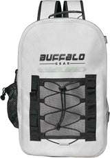 27QT Waterproof Fishing Backpack with Rod Holder