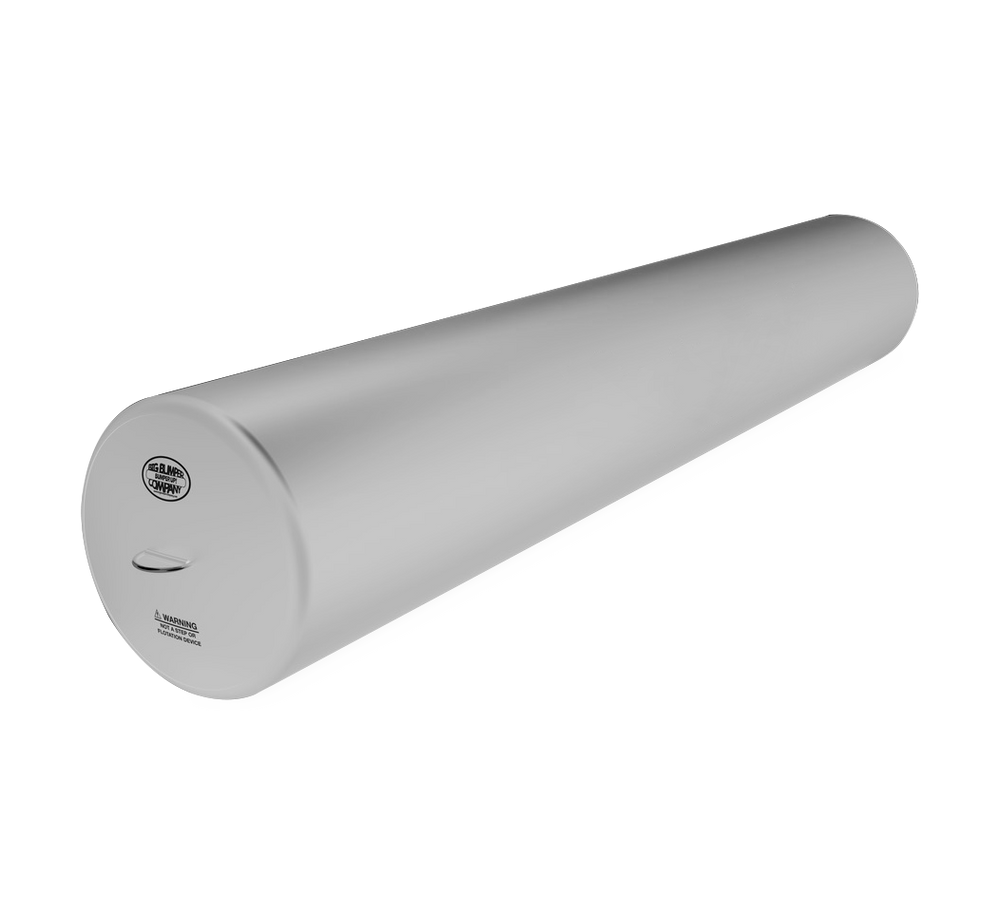 Gray Boat Bumpers - Fenders 12' x 24"