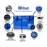 60 Quart Ice Vault Roto-Molded Cooler with Wheels