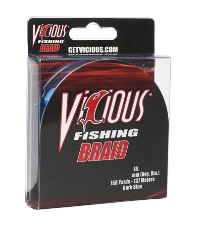 Vicious Standard Blue Braid - 80 Lb Test