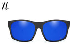 Big Kahuna XL -Sharks & Stripes - Electric Blue Polarized