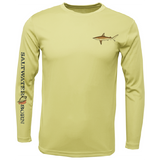 Blacktip on Chest Long Sleeve UPF 50+ Dry-Fit Shirt