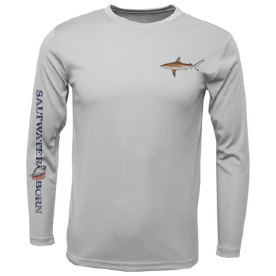 Clean Blacktip Long Sleeve UPF 50+ Dry-Fit Shirt