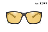 Breach - Matte Black - HD Night Yellow ANSI Z87+