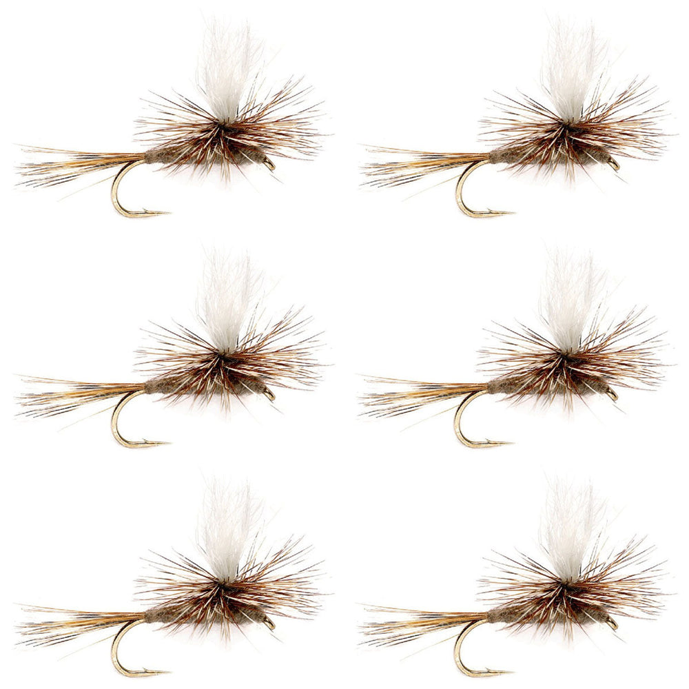 Adams Parachute Classic Dry Fly - 6 Flies Hook Size 16