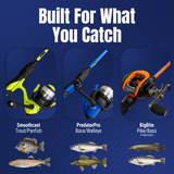 Reaction Tackle Fishing Rod and Baitcasting Reel Combo - Big Bite