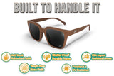 Cove - Chestnut Brown - Jet Black Polarized
