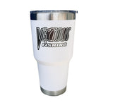Unapologetically American 30oz White Tumbler w/ Straw