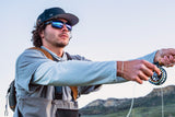 Breach - Matte Black - Deep Blue Polarized ANSI Z87+