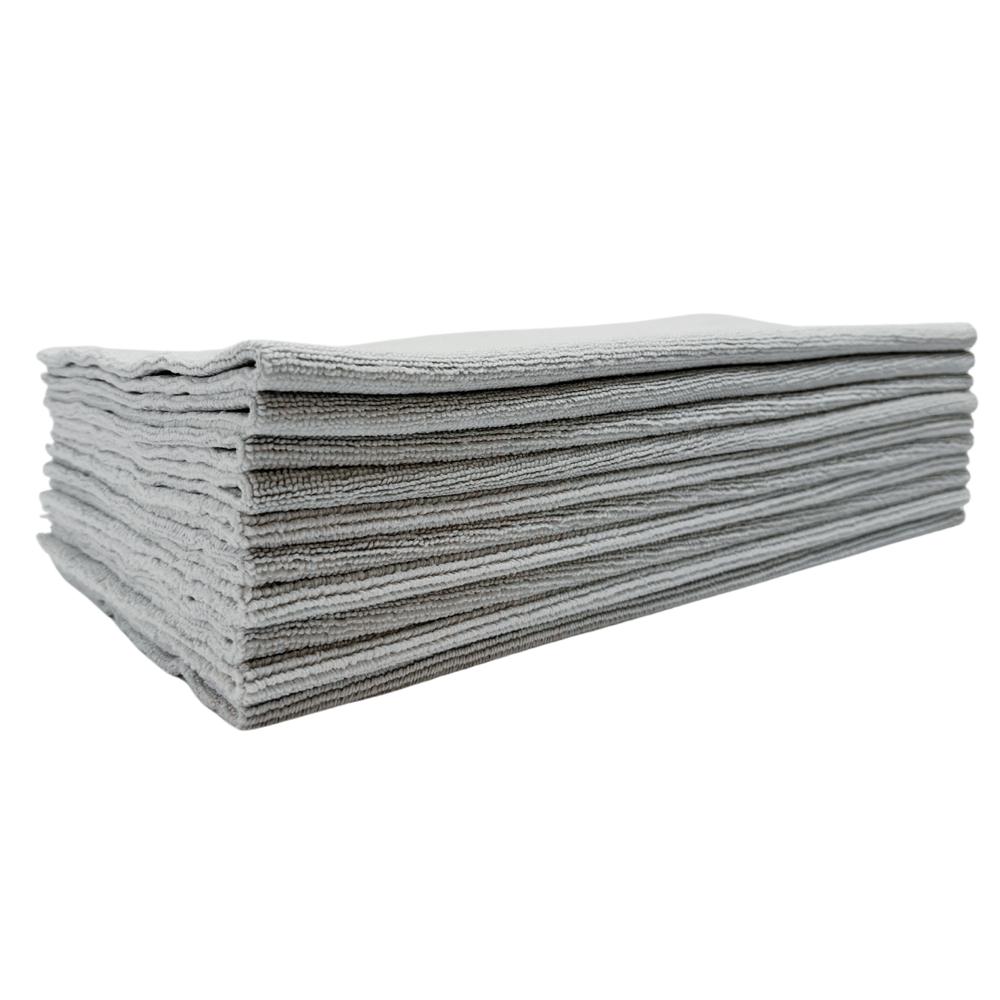 Grey Edgeless Microfiber - Pack of 10
