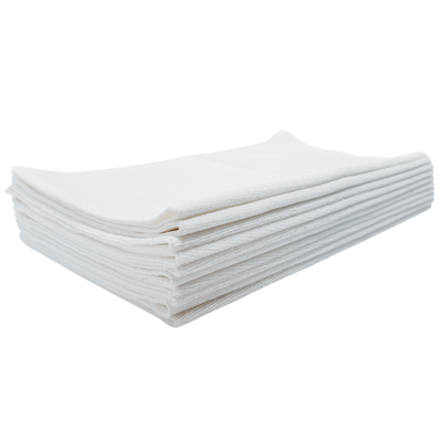 White Edgeless Microfiber -  Pack of 10