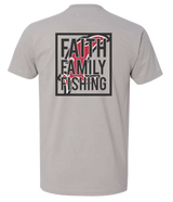 Vicious Faith, Family & Fishing Tee - Premium Gray