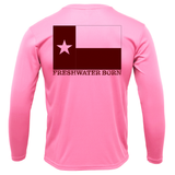 College Station Freshwater Born Girl's Long Sleeve UPF 50+ Dry-Fit Shirt