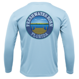 Florida Freshwater Born Linear Logo Boy's Long Sleeve UPF 50+ Dry-Fit Shirt