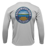Florida Freshwater Born Linear Logo Boy's Long Sleeve UPF 50+ Dry-Fit Shirt
