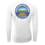 Florida "Freshwater Heals Everything" Women's Long Sleeve UPF 50+ Dry-Fit Shirt