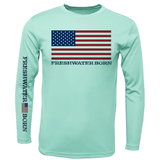 Florida USA Freshwater Born Boy's Long Sleeve UPF 50+ Dry-Fit Shirt