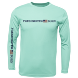 Florida Freshwater Born Linear Logo Girl's Long Sleeve UPF 50+ Dry-Fit Shirt