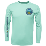 Miami, FL Freshwater Born Peacock Bass Men's Long Sleeve UPF 50+ Dry-Fit Shirt