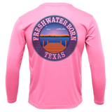 Baylor Edition Freshwater Born Girl's Long Sleeve UPF 50+ Dry-Fit Shirt