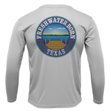 Texas USA Freshwater Born Boy's Long Sleeve UPF 50+ Dry-Fit Shirt