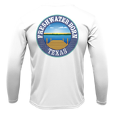 Texas USA Freshwater Born Boy's Long Sleeve UPF 50+ Dry-Fit Shirt