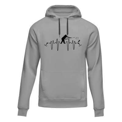 Fishing Heart Beat Unisex Hoodie