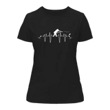 Fishing Heart Beat T-Shirt for Women