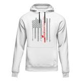 Fishing Rod American Flag Unisex Hoodie