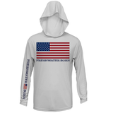 Florida USA Freshwater Born Men's Long Sleeve UPF 50+ Dry-Fit Hoodie