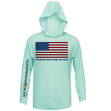 Florida USA Freshwater Born Men's Long Sleeve UPF 50+ Dry-Fit Hoodie