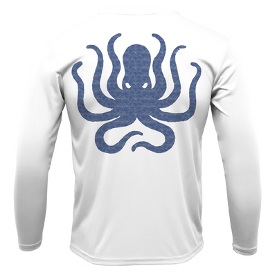 Catalina Island, CA Kraken Men's Long Sleeve UPF 50+ Dry-Fit Shirt