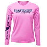 Catalina Island "Saltwater Heals Everything" Long Sleeve UPF 50+ Dry-Fit Shirt