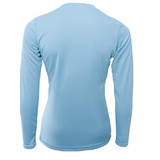 "Life Is Better At The Beach" Conch Women's Long Sleeve UPF 50+ Dry-Fit Shirt (No Back)