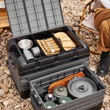 Foldable Camping Stool with Backrest & Storage Bag Portable Fishing Seat Outdoor Chair