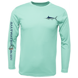 Clean Marlin Long Sleeve UPF 50+ Dry-Fit Shirt