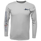 Clean Marlin Long Sleeve UPF 50+ Dry-Fit Shirt