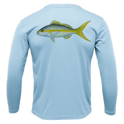 USA Yellowtail Long Sleeve UPF 50+ Dry-Fit Shirt
