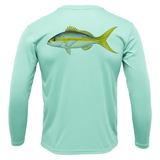 Yellowtail Long Sleeve UPF 50+ Dry-Fit Shirt