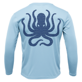 Catalina Island, CA Kraken Men's Long Sleeve UPF 50+ Dry-Fit Shirt