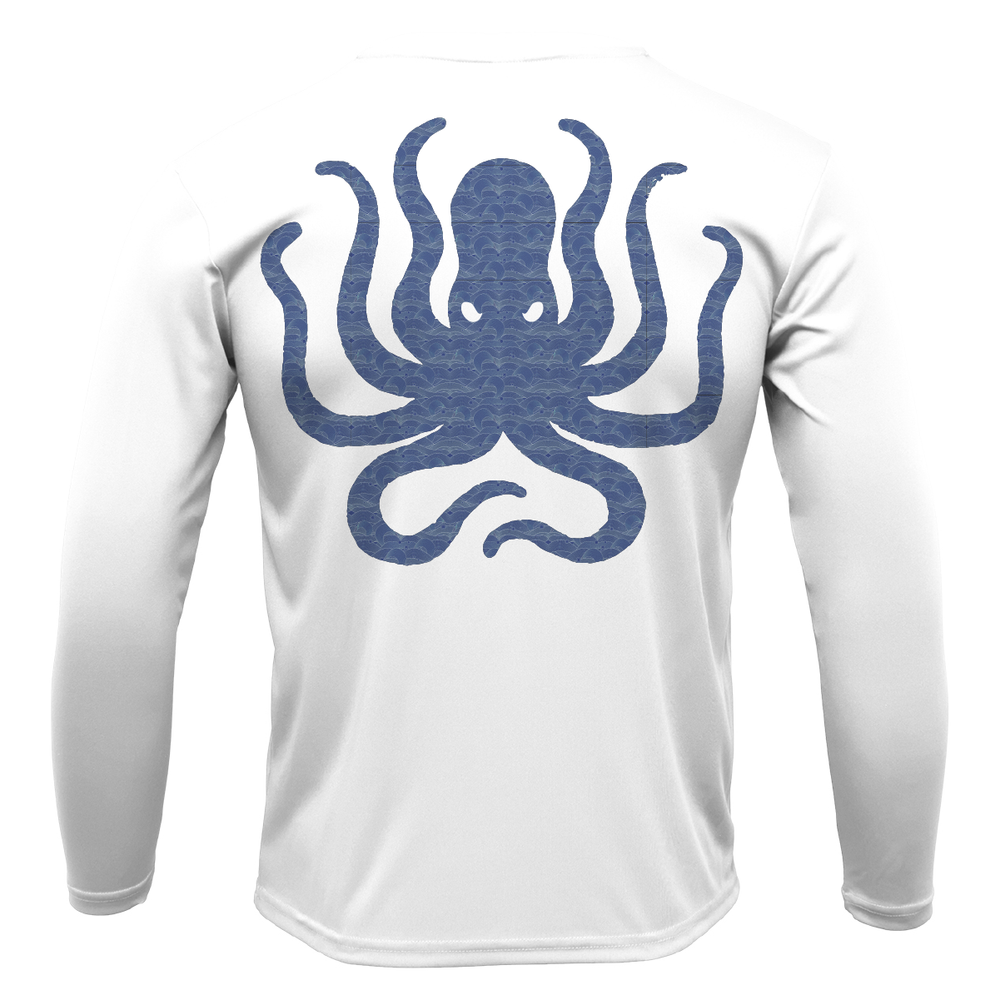 Florida Freshwater Born Kraken Boy's Long Sleeve UPF 50+Dry-Fit Shirt
