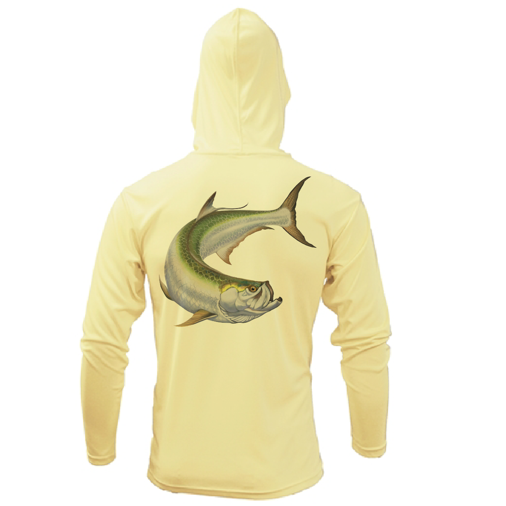 Dunedin, FL Action Tarpon Long Sleeve UPF 50+ Dry-Fit Hoodie