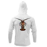 Florida Keys Realistic Lobster Long Sleeve UPF 50+ Dry-Fit Hoodie